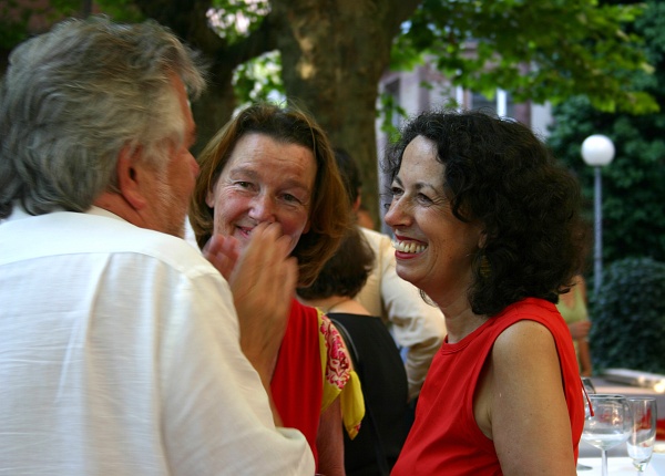 Bild 038tw.jpg - Holger Jagiella, Stadtmarketing Karlsruhe; Prof. Dr. Susanne Popp, geschäftsführendes Kuratoriumsmitglied Max-Reger-Institut; Prof. Caroline Y. Robertson-von Trotha